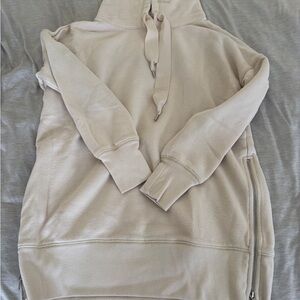Aerie Cream Knit Hoodie